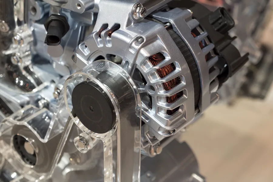 Auto-Motor Nahaufnahme